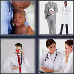 4 Pics 1 Word 6 Letters Doctor