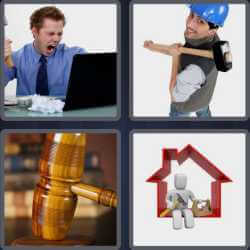 4 Pics 1 Word 6 Letters Hammer