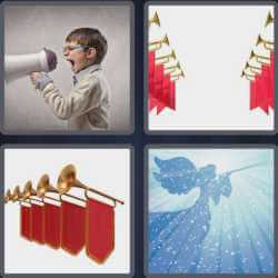 4 Pics 1 Word 6 Letters Herald
