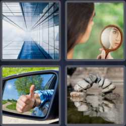 4 Pics 1 Word 6 Letters Mirror