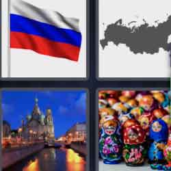 4 Pics 1 Word 6 Letters Russia