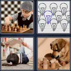 4 Pics 1 Word 6 Letters Clever
