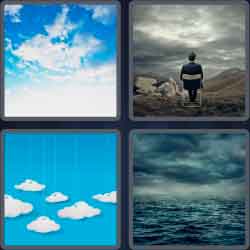 4 Pics 1 Word 6 Letters Cloudy