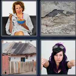 4 Pics 1 Word 6 Letters Crummy