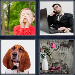 4 Pics 1 Word 6 Letters Droopy