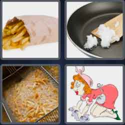 4 Pics 1 Word 6 Letters Grease