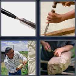 4 Pics 1 Word 6 Letters Level 3709 Chisel