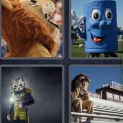 4 Pics 1 Word 6 Letters Mascot