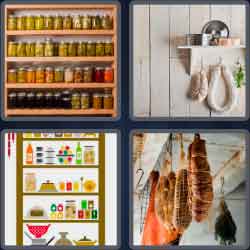4 Pics 1 Word 6 Letters Pantry