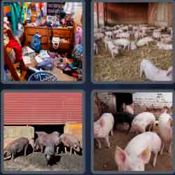 4 Pics 1 Word 6 Letters Pigsty