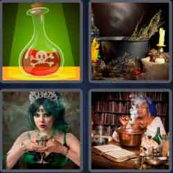 4 Pics 1 Word 6 Letters Potion