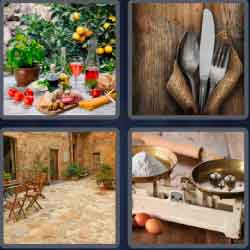 4 Pics 1 Word 6 Letters Rustic