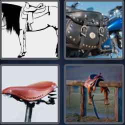 4 Pics 1 Word 6 Letters Saddle