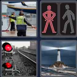 4 Pics 1 Word 6 Letters Signal