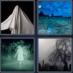 4 Pics 1 Word 6 Letters Spooky