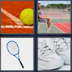 4 Pics 1 Word 6 Letters Tennis