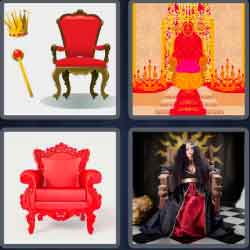 4 Pics 1 Word 6 Letters Throne