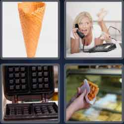 4 Pics 1 Word 6 Letters Waffle
