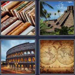 4 Pics 1 Word 7 Letters Ancient