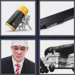 4 Pics 1 Word 7 Letters Battery