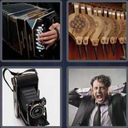 4 Pics 1 Word 7 Letters Bellows