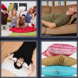 4 Pics 1 Word 7 Letters Cushion