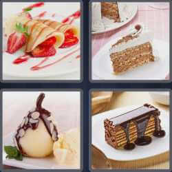 4 Pics 1 Word 7 Letters Dessert