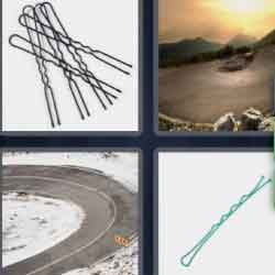 4 Pics 1 Word 7 Letters Hairpin