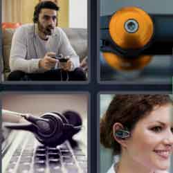 4 Pics 1 Word 7 Letters Headset