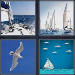 4 Pics 1 Word 7 Letters Sailing