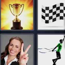 4 Pics 1 Word 7 Letters Victory
