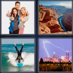 4 Pics 1 Word 7 Letters Awesome