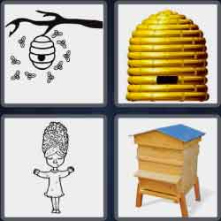 4 Pics 1 Word 7 Letters Beehive