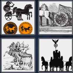 4 Pics 1 Word 7 Letters Chariot