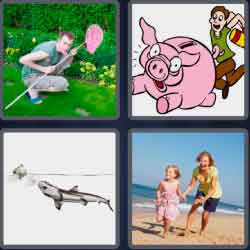 4 Pics 1 Word 7 Letters Chasing