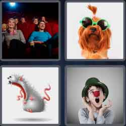 4 Pics 1 Word 7 Letters Comical