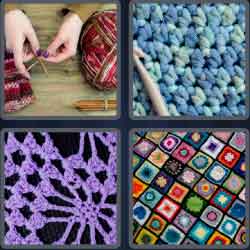 4 Pics 1 Word 7 Letters Crochet
