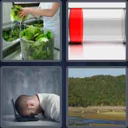 4 Pics 1 Word 7 Letters Drained