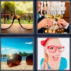 4 Pics 1 Word 7 Letters Glasses