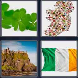 4 Pics 1 Word 7 Letters Ireland