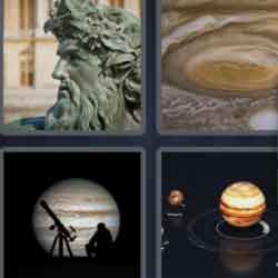 4 Pics 1 Word 7 Letters Jupiter