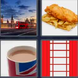 4 Pics 1 Word 7 Letters Level 3713 England