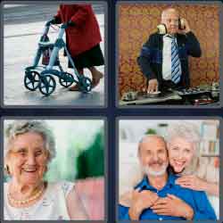 4 Pics 1 Word 7 Letters Level 3717 Elderly