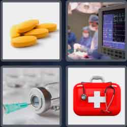 4 Pics 1 Word 7 Letters Medical