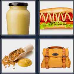 4 Pics 1 Word 7 Letters Mustard