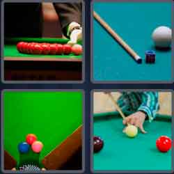 4 Pics 1 Word 7 Letters Snooker