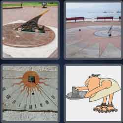 4 Pics 1 Word 7 Letters Sundial