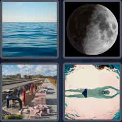 4 Pics 1 Word 7 Letters Surface