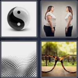 4 Pics 1 Word 8 Letters Contrast