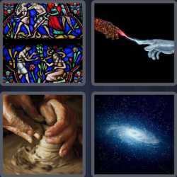 4 Pics 1 Word 8 Letters Creation